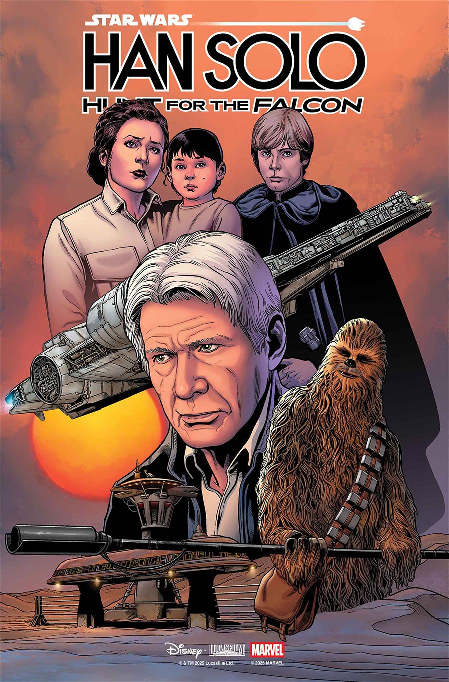 Star Wars Han Solo Hunt For The Falcon #5 Cover A Regular Ramon Rosanas Cover