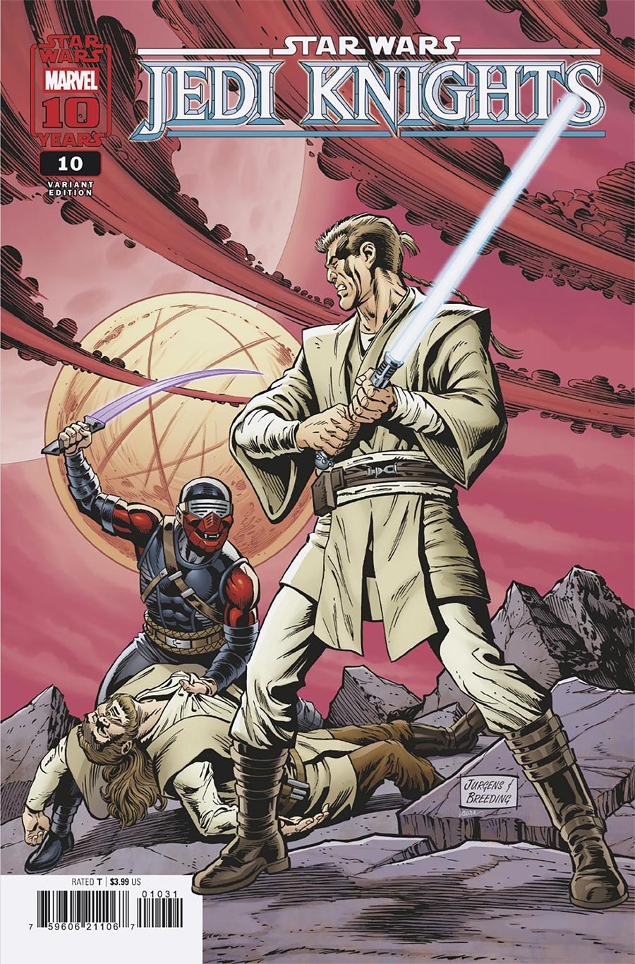 Star Wars Jedi Knights #10 Cover B Variant Dan Jurgens Classic Homage Cover