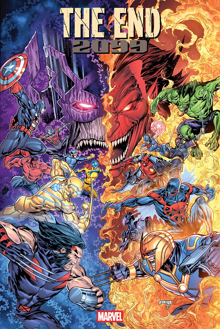 The End 2099 #1 Cover B Variant Ken Lashley Battle Cover