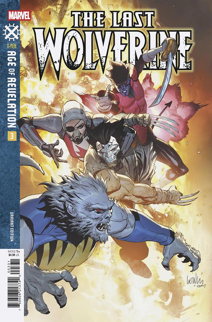 Last Wolverine #3 Cover C Variant Leinil Francis Yu Cover (Age Of Revelation Tie-In)