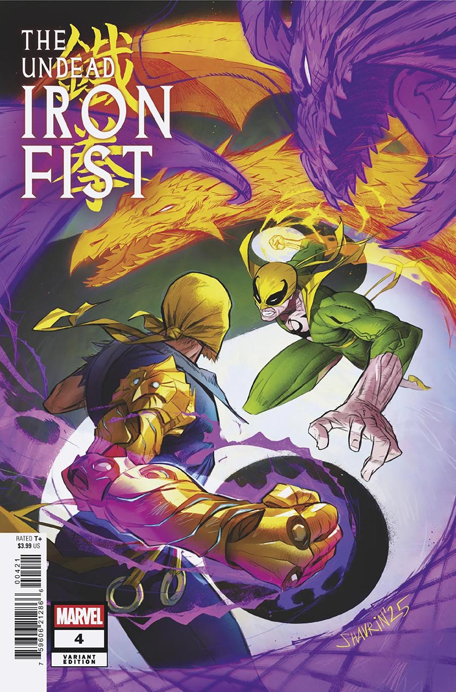 Undead Iron Fist #4 Cover B Variant Ivan Shavrin Cover