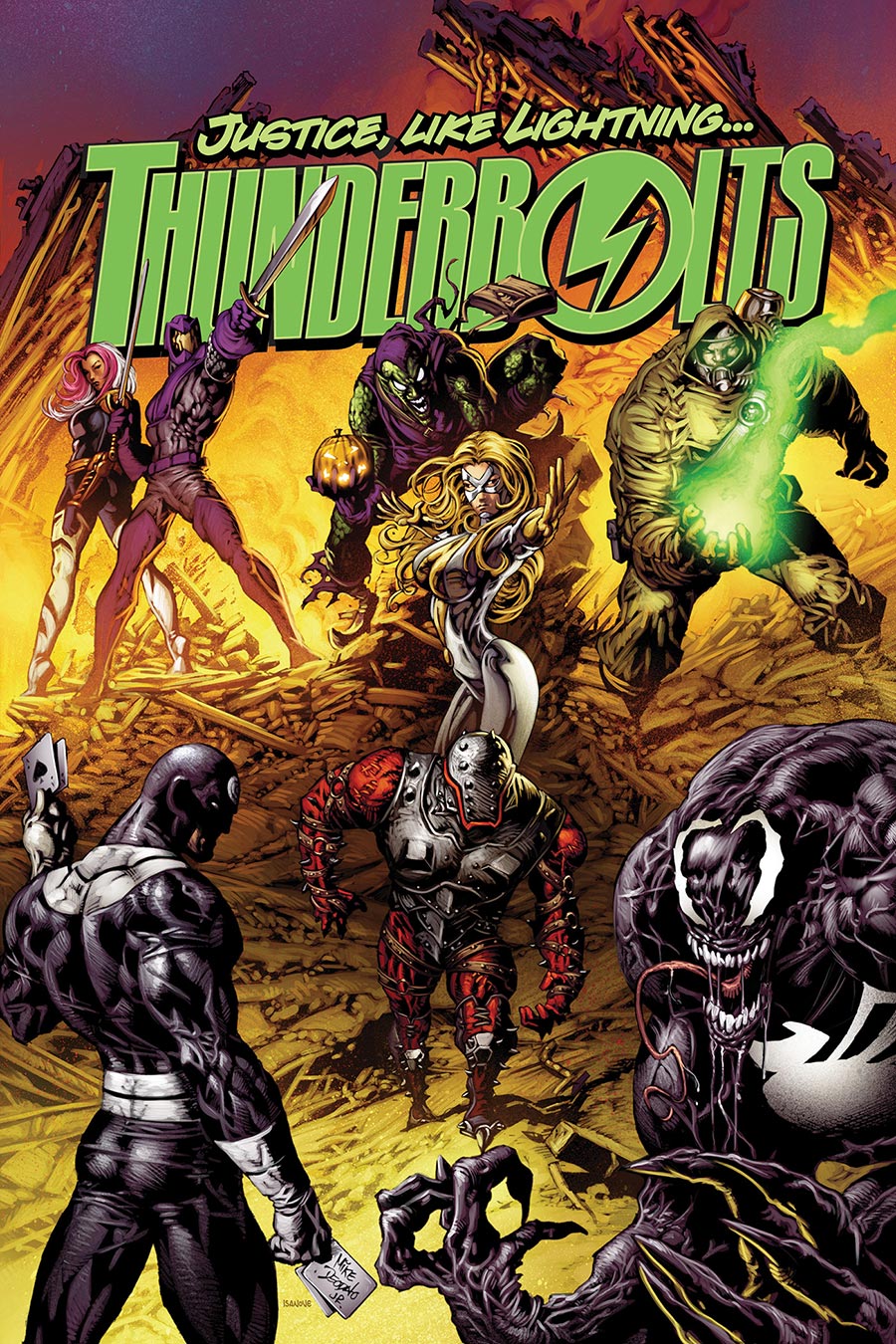 Thunderbolts Dark Reign Omnibus HC Direct Market Mike Deodato Jr Variant Cover