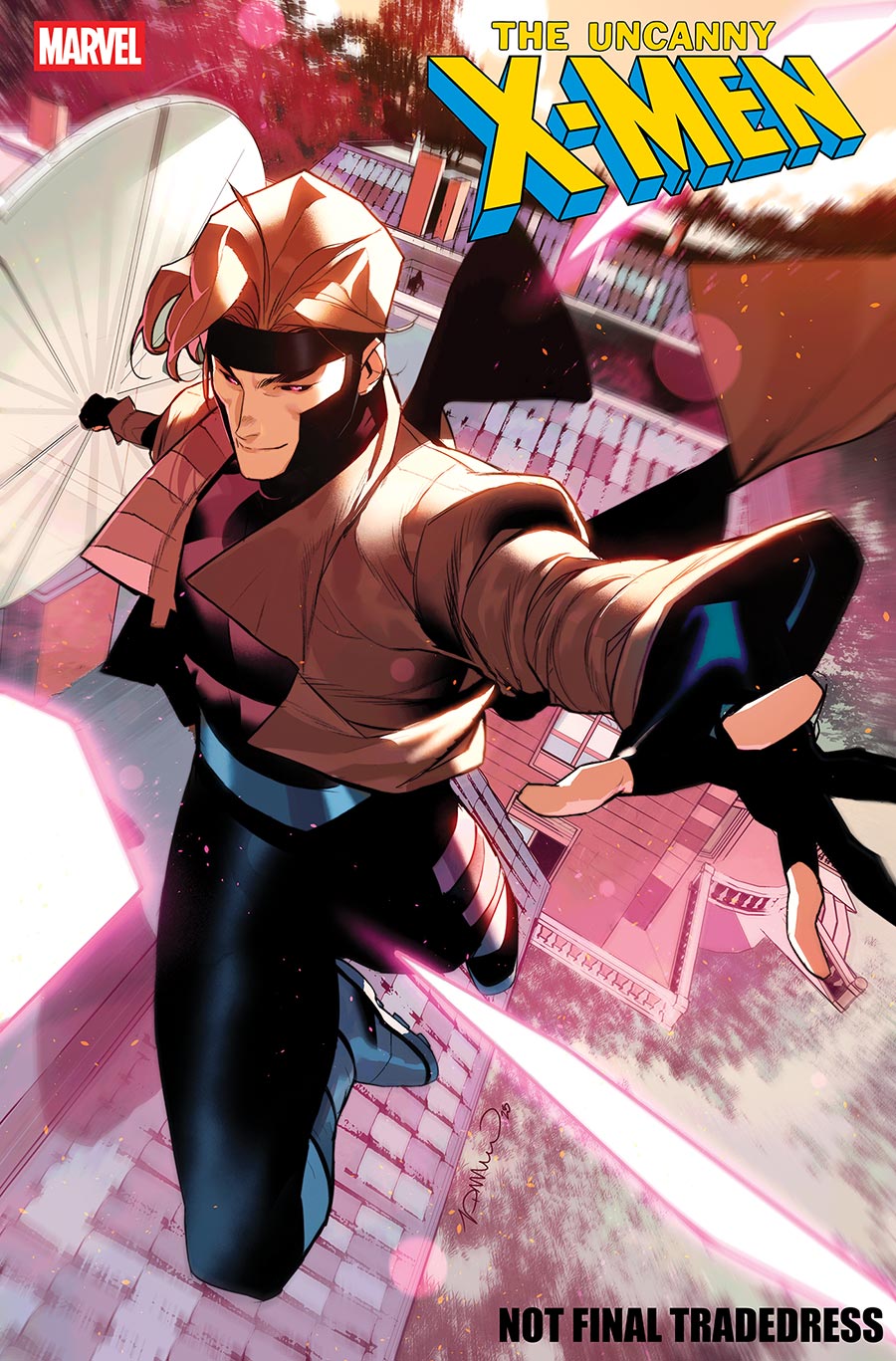 Uncanny X-Men Vol 6 #22 Cover B Variant Simone Di Meo X-Men Trading Card Cover (Shadows Of Tomorrow Tie-In)