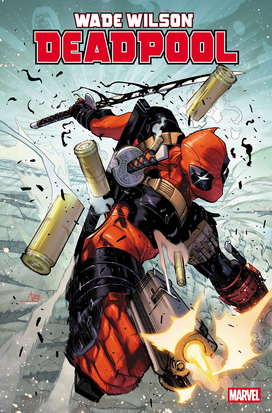 Wade Wilson Deadpool #1 Cover F Variant Federico Vicentini Cover (Shadows Of Tomorrow Tie-In)