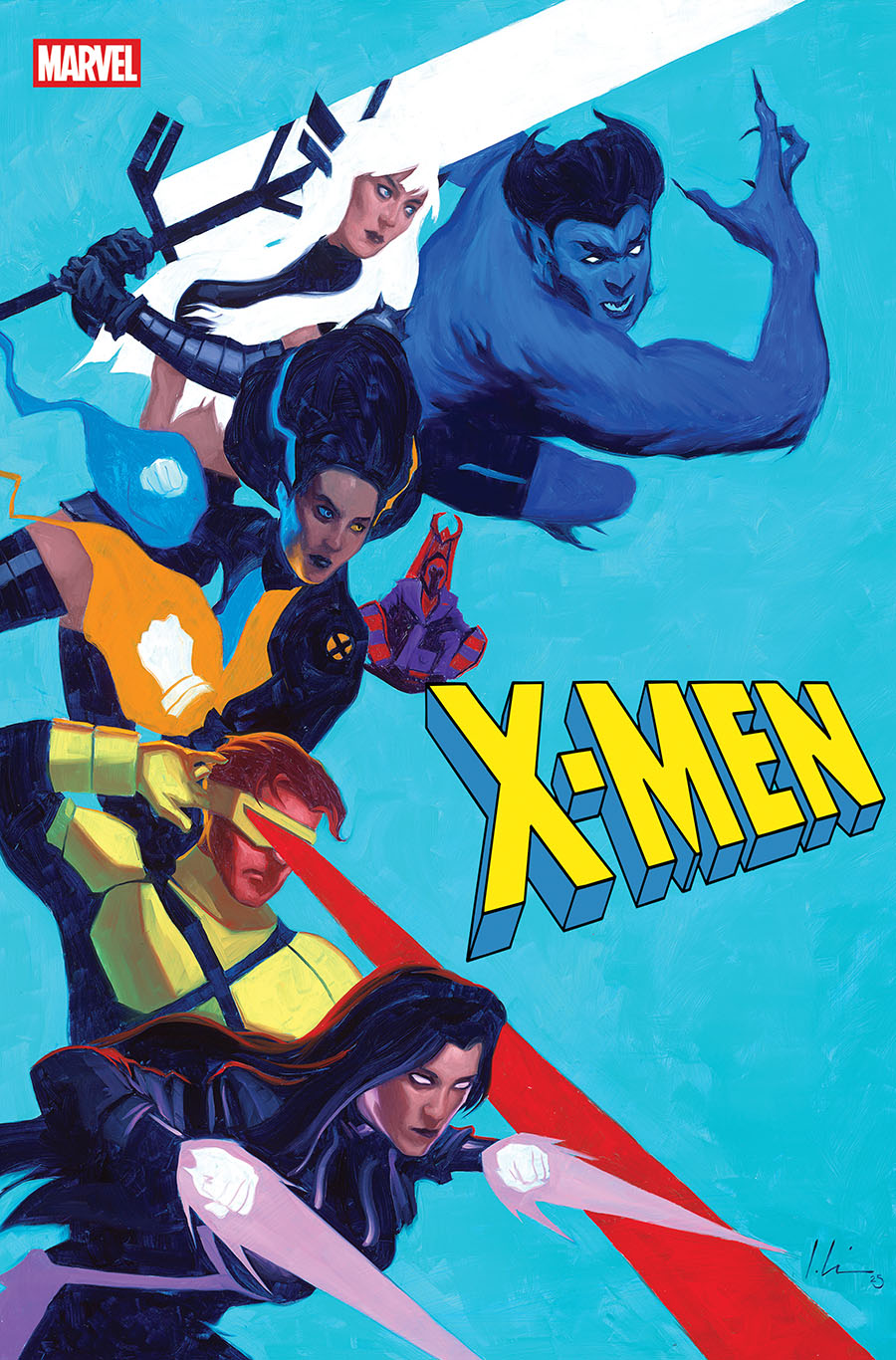 X-Men Vol 7 #23 Cover F Variant Jeremy Wilson 2-Part Connecting Foil Cover (Age Of Revelation Epilogue)(Shadows Of Tomorrow Tie-In)
