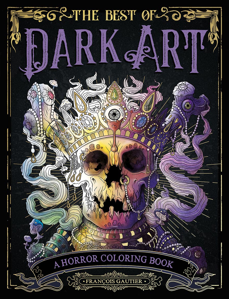 Best Of Dark Art A Horror Coloring Book TP