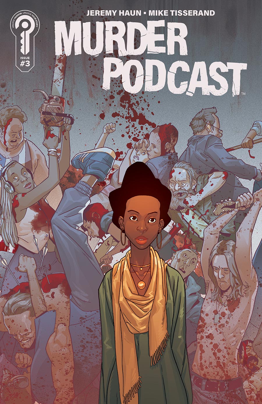 Murder Podcast #3 Cover B Variant Mike Tisserand Connecting Cover