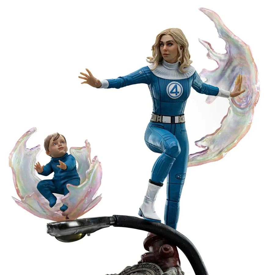 Fantastic Four First Steps Invisible Woman With Franklin Richards 1/10 Scale Art Limited Edition Statue