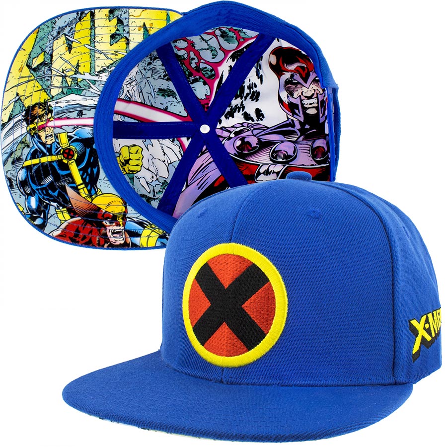 X-Men #1 Jim Lee Cover Blue Adjustable Snapback Hat
