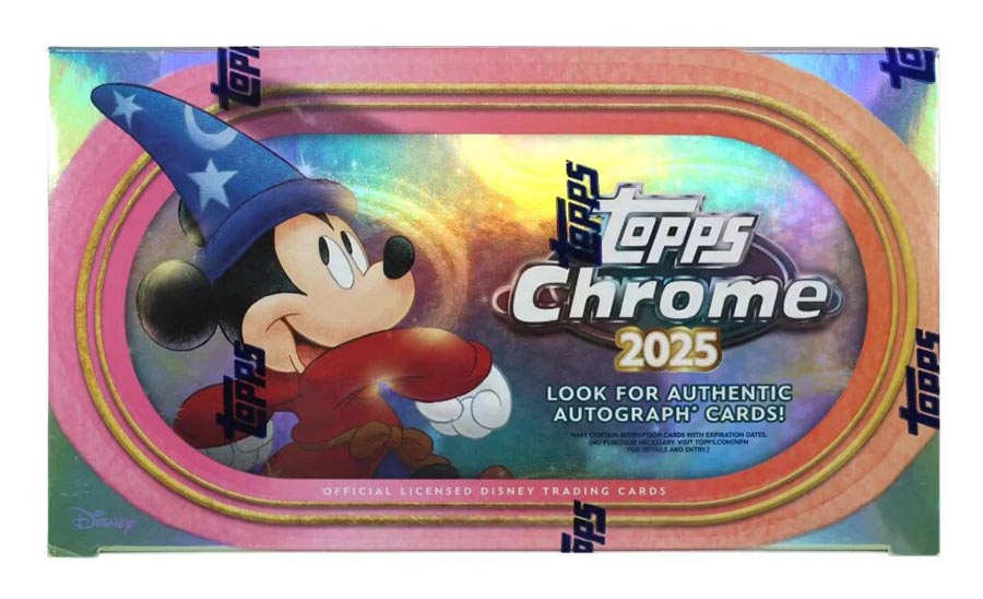 Topps 2025 Disney Chrome 2025 Hobby Box