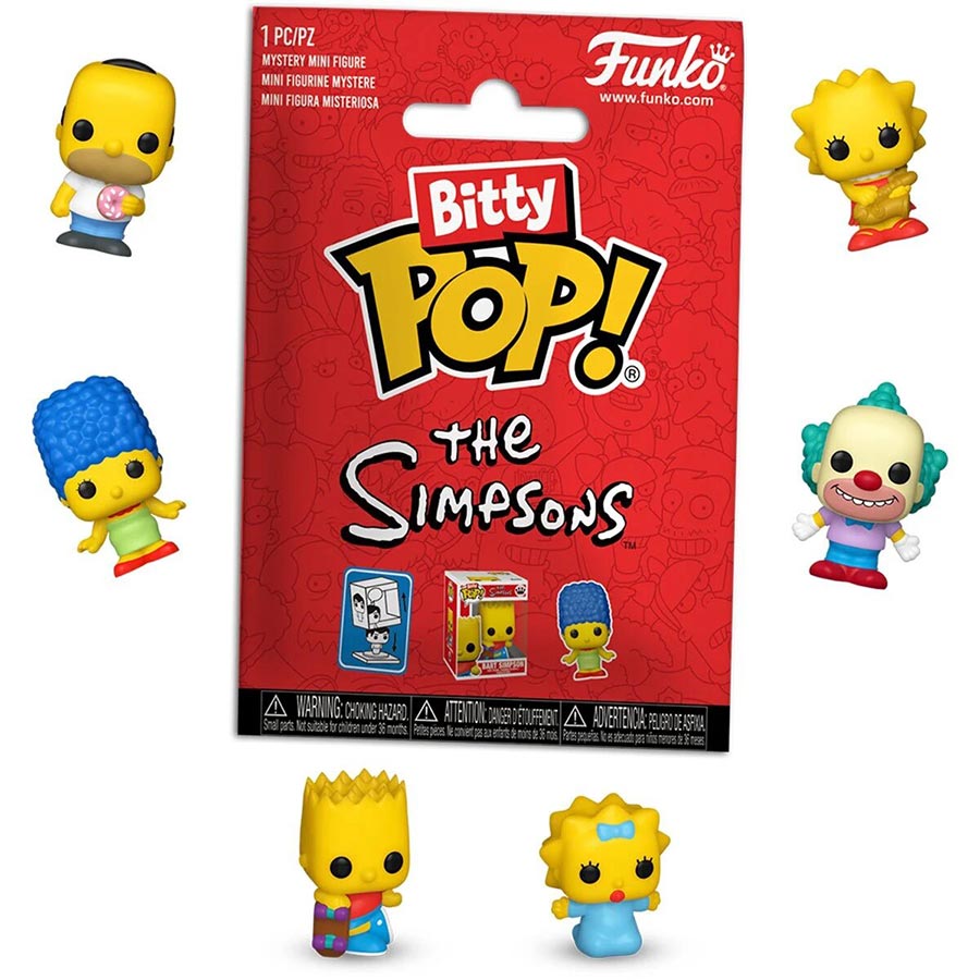 Bitty POP Singles Simpsons Mini Figure Blind Mystery Box
