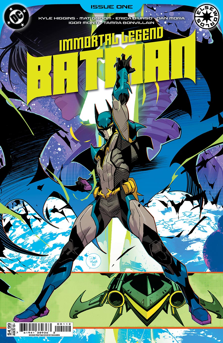 Immortal Legend Batman #1 Cover F 2nd Ptg Dan Mora Logo Color Variant Cover