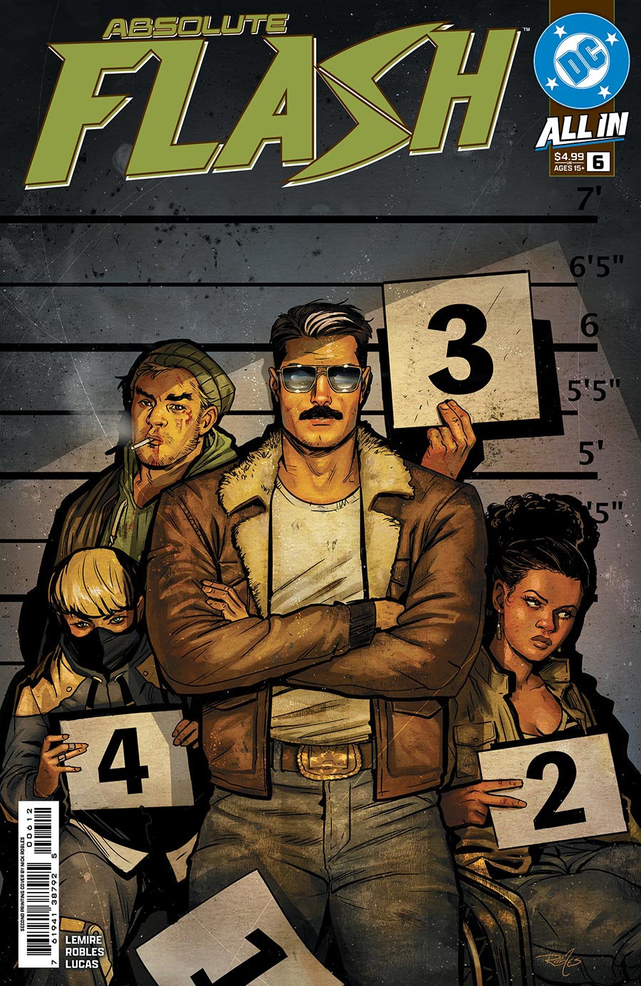 Absolute Flash #6 Cover F 2nd Ptg Nick Robles Logo Color Variant Cover (DC All In)