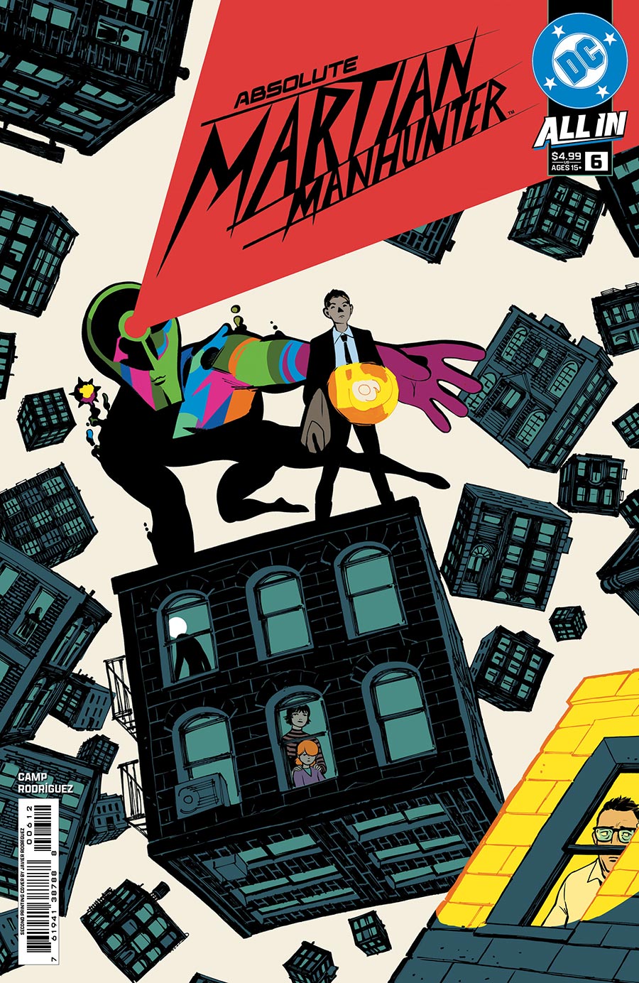 Absolute Martian Manhunter #6 Cover F 2nd Ptg Javier Rodriguez Logo Color Variant Cover (DC All In)