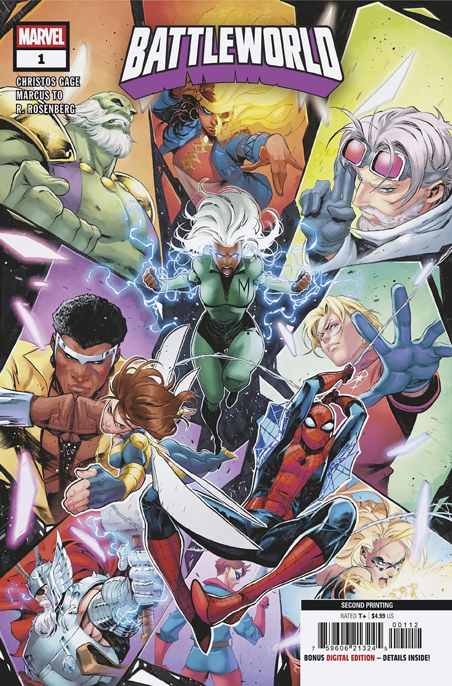 Battleworld #1 Cover I 2nd Ptg Iban Coello Variant Cover
