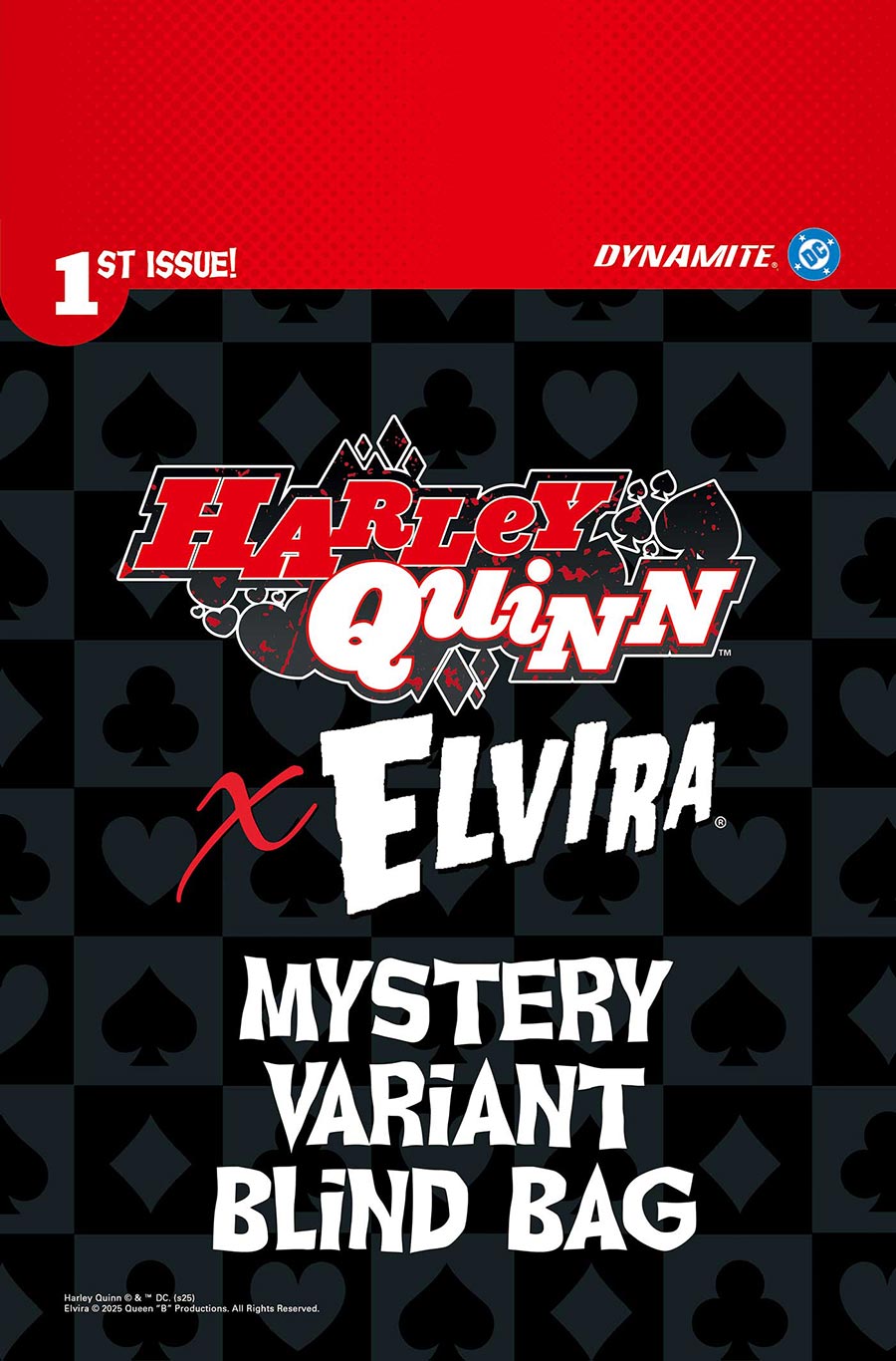 Harley Quinn x Elvira #1 Cover Z-D Variant Mystery Blind Bag Cover With Polybag (Filled Randomly)