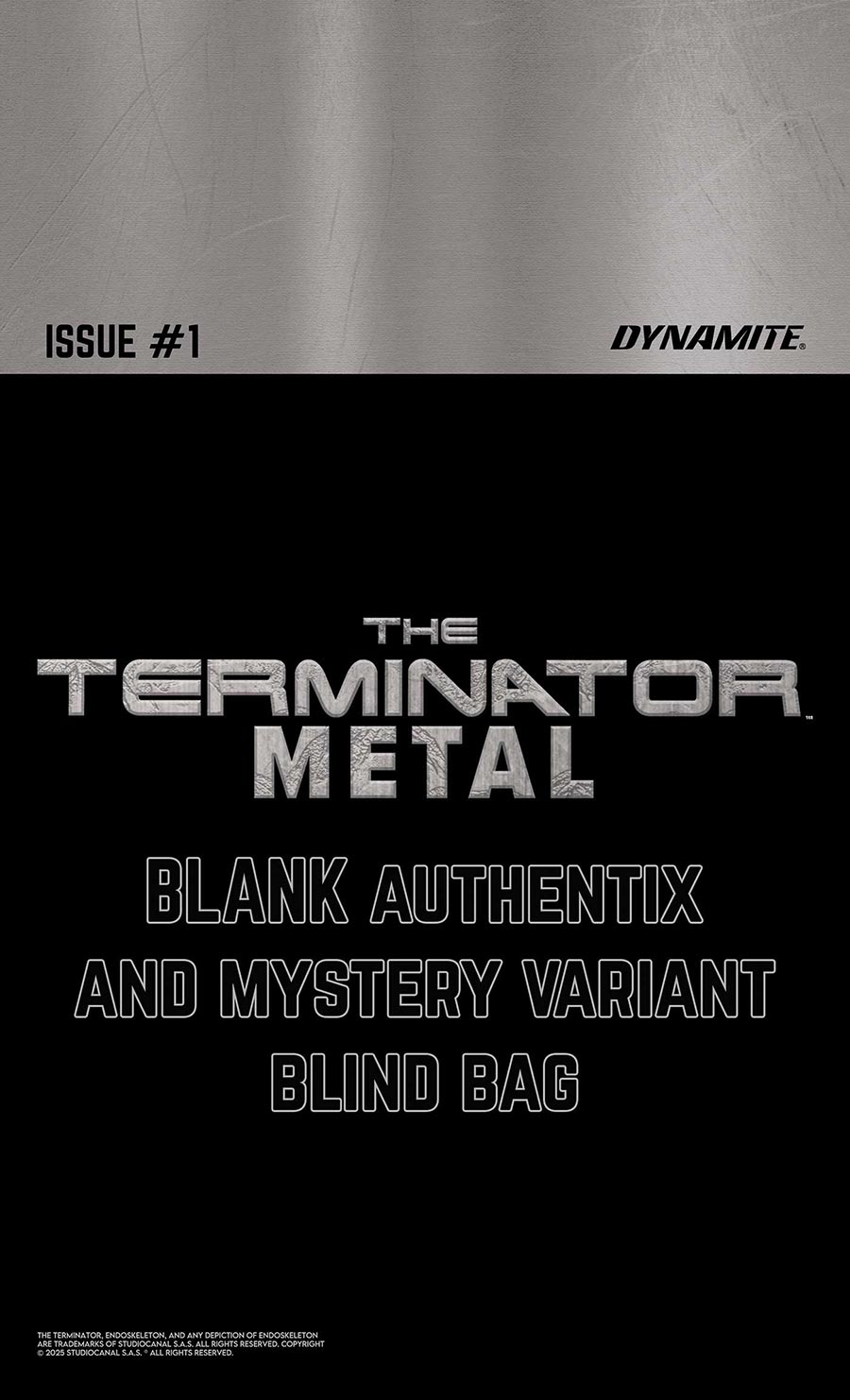 Terminator Metal #1 Cover N Variant Mystery Blind Bag Cover With Polybag (Filled Randomly)