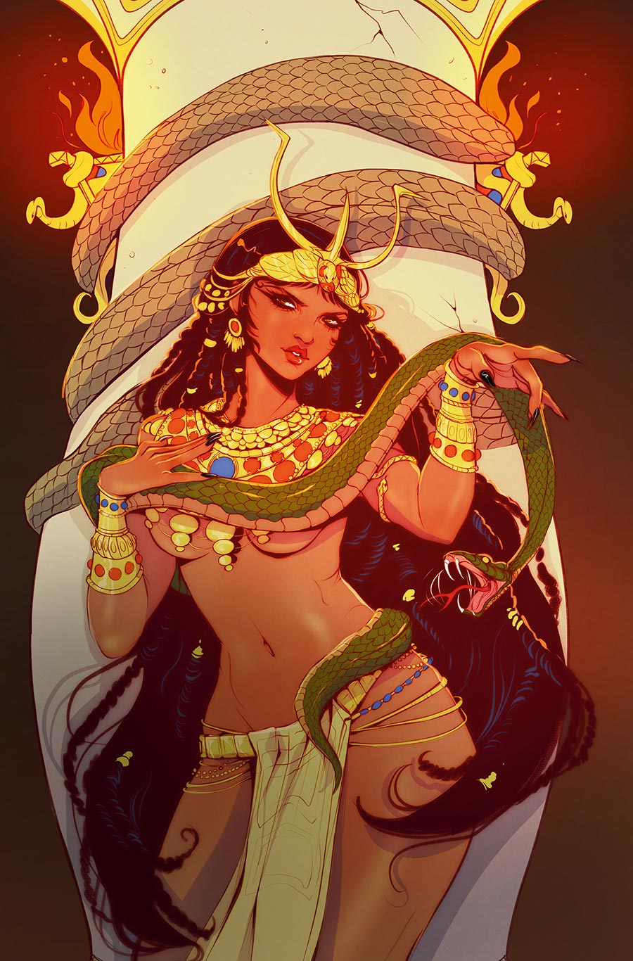 Conan The Barbarian Scourge Of The Serpent #3 Cover E Variant Ashleigh Izieniki Virgin Cover