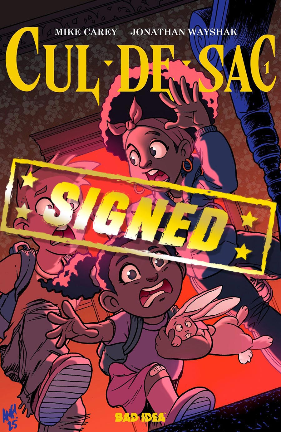 Cul-De-Sac #1 Cover H DF Ultra Limited Cursed Mirror Variant Cover Signed By Tony Fleecs