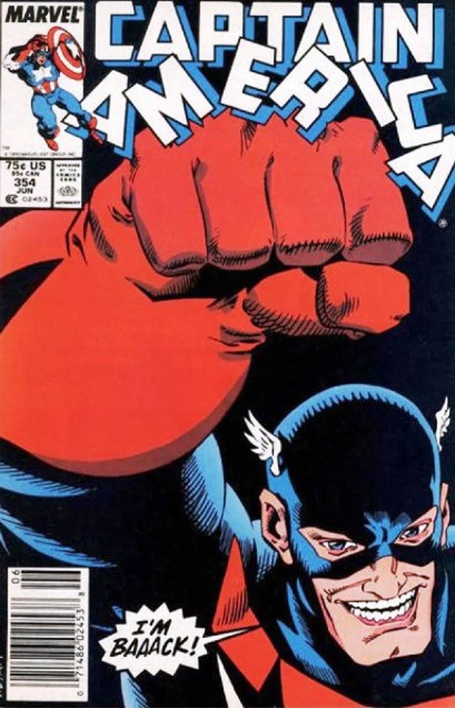Captain America Vol 1 #354 Cover C Newsstand Edition