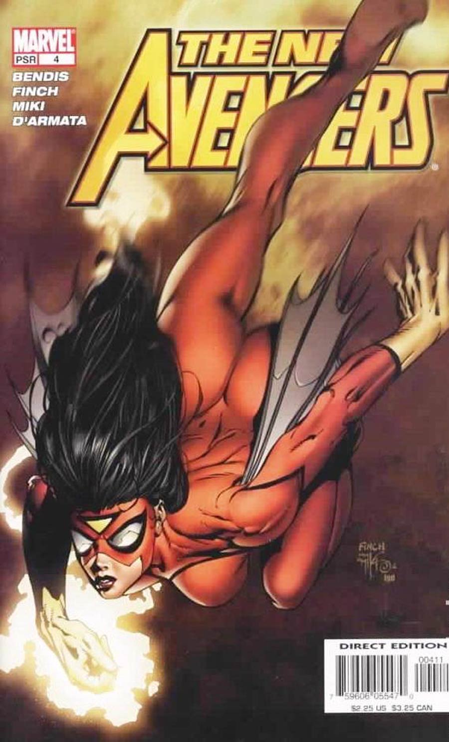 New Avengers #4 Cover D DF Exclusive Signed by John Romita Sr (W/CoA)