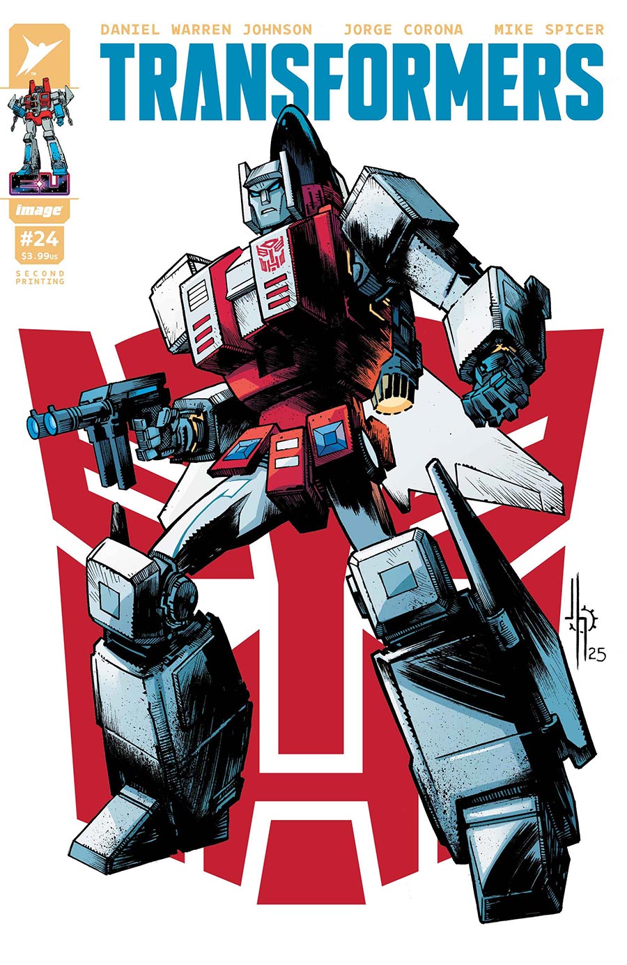 Transformers Vol 5 #24 Cover H 2nd Ptg B Jason Howard Autobot Variant Cover