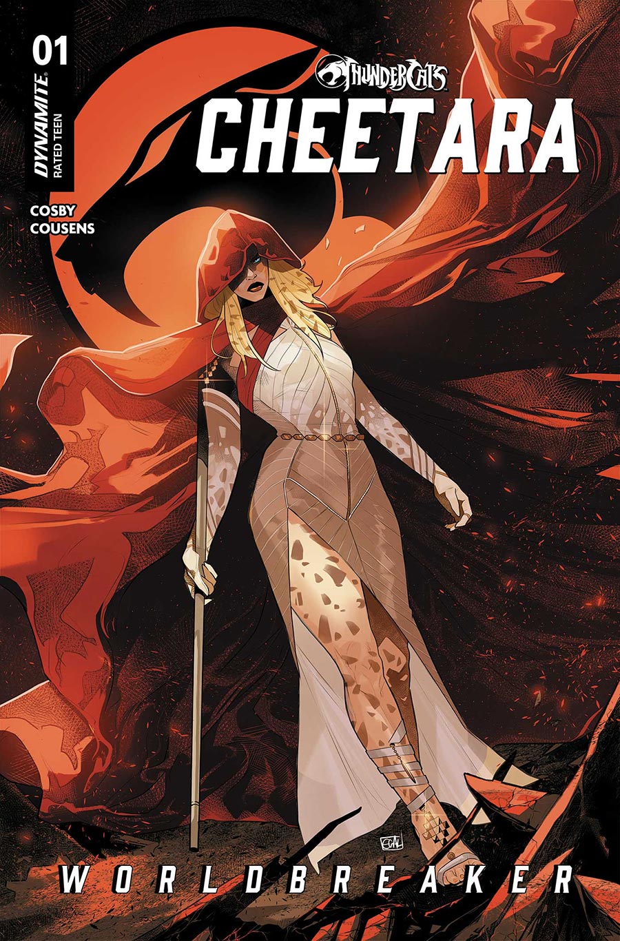 Thundercats Cheetara Worldbreaker #1 (One Shot) Cover R Incentive Edwin Galmon Foil Cover