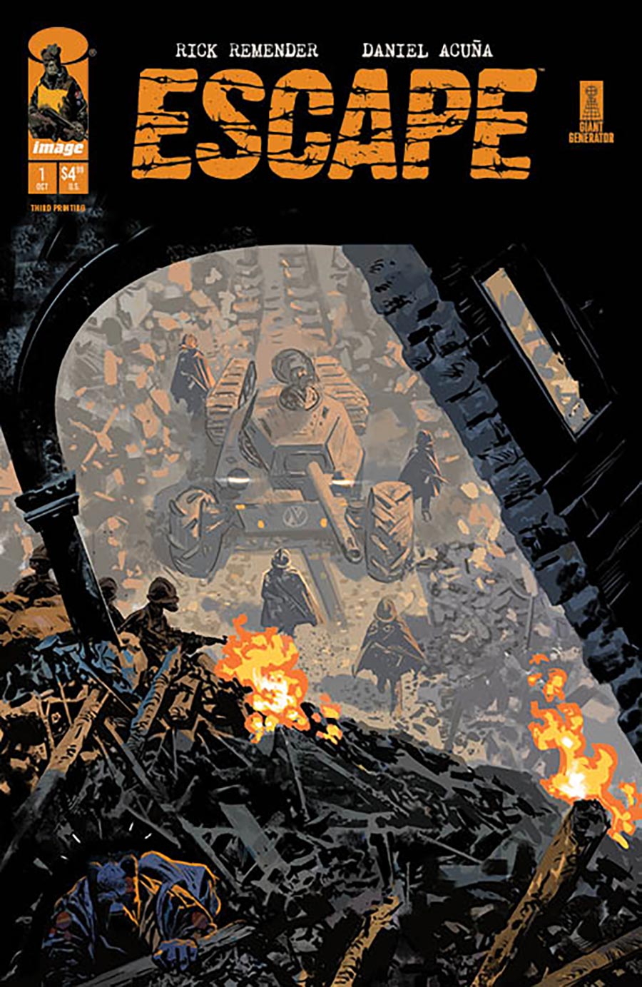 Escape #1 Cover K 3rd Ptg