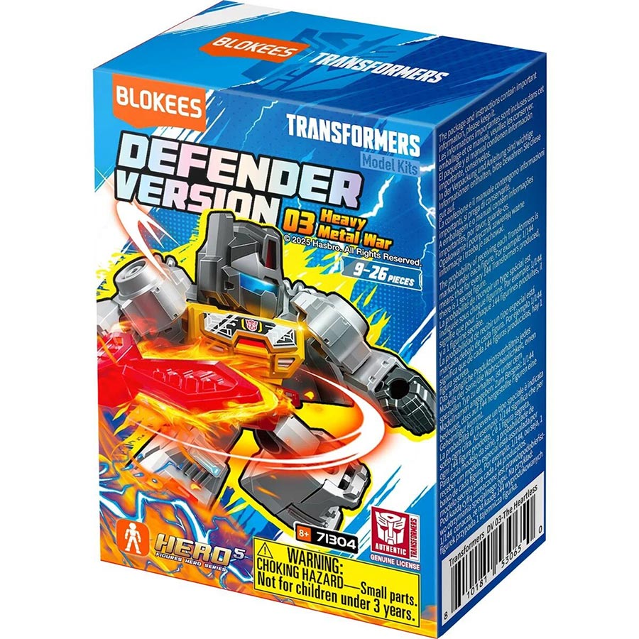 Blokees Transformers Defender Heavy Metal Mini Model Kit Blind Mystery Box