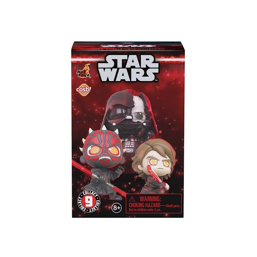 Star Wars Dark Side Cosbi Bobble Head 3-Inch Blind Mystery Box Mini-Figure