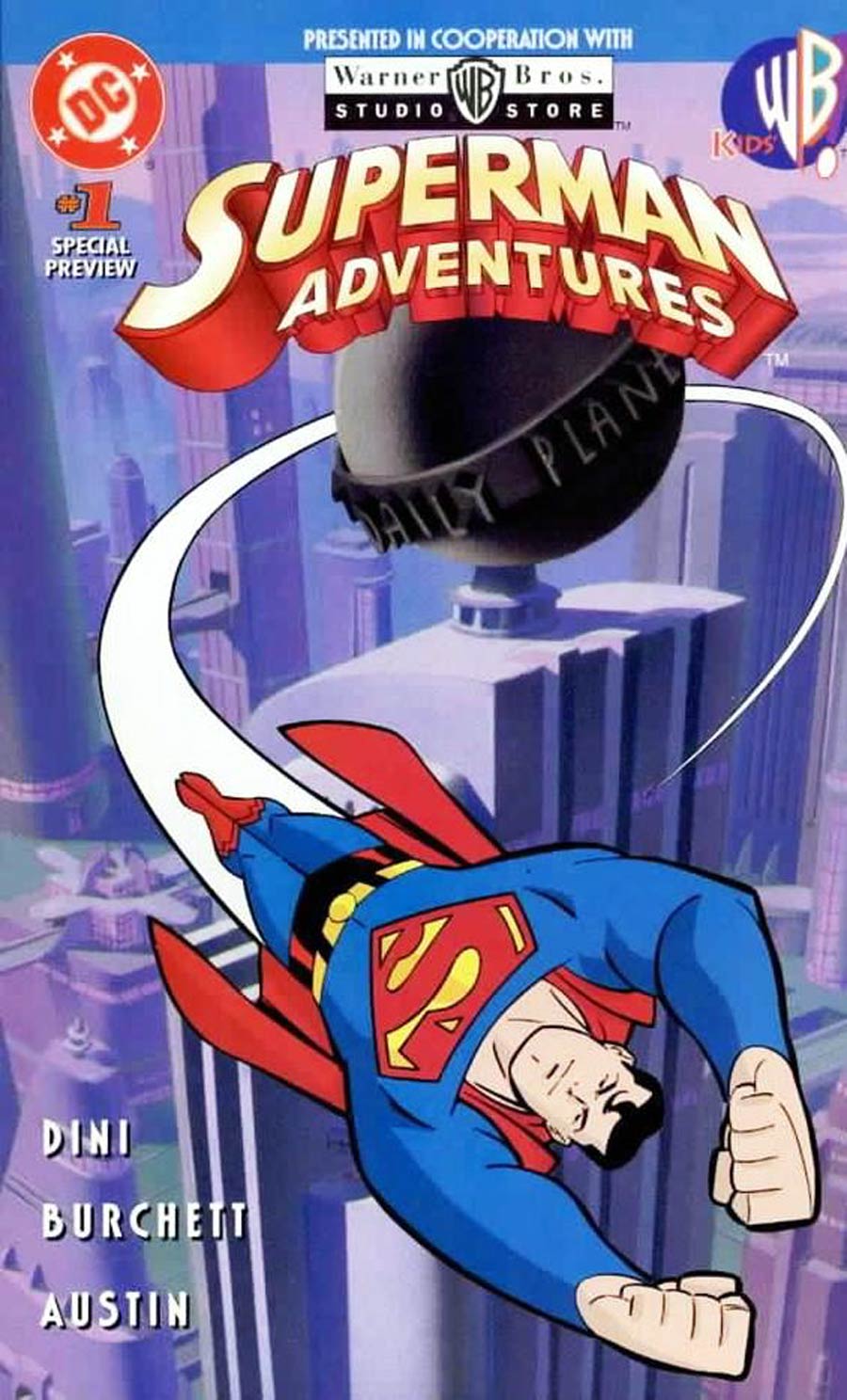 Superman Adventures #1 Cover B Preview Comic