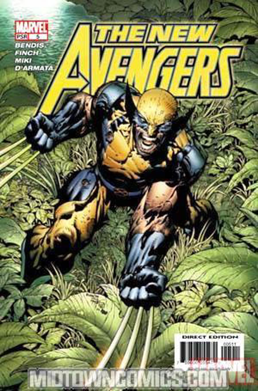 New Avengers #5 Cover G DF Signed by Joe Quesada (W/o CoA)