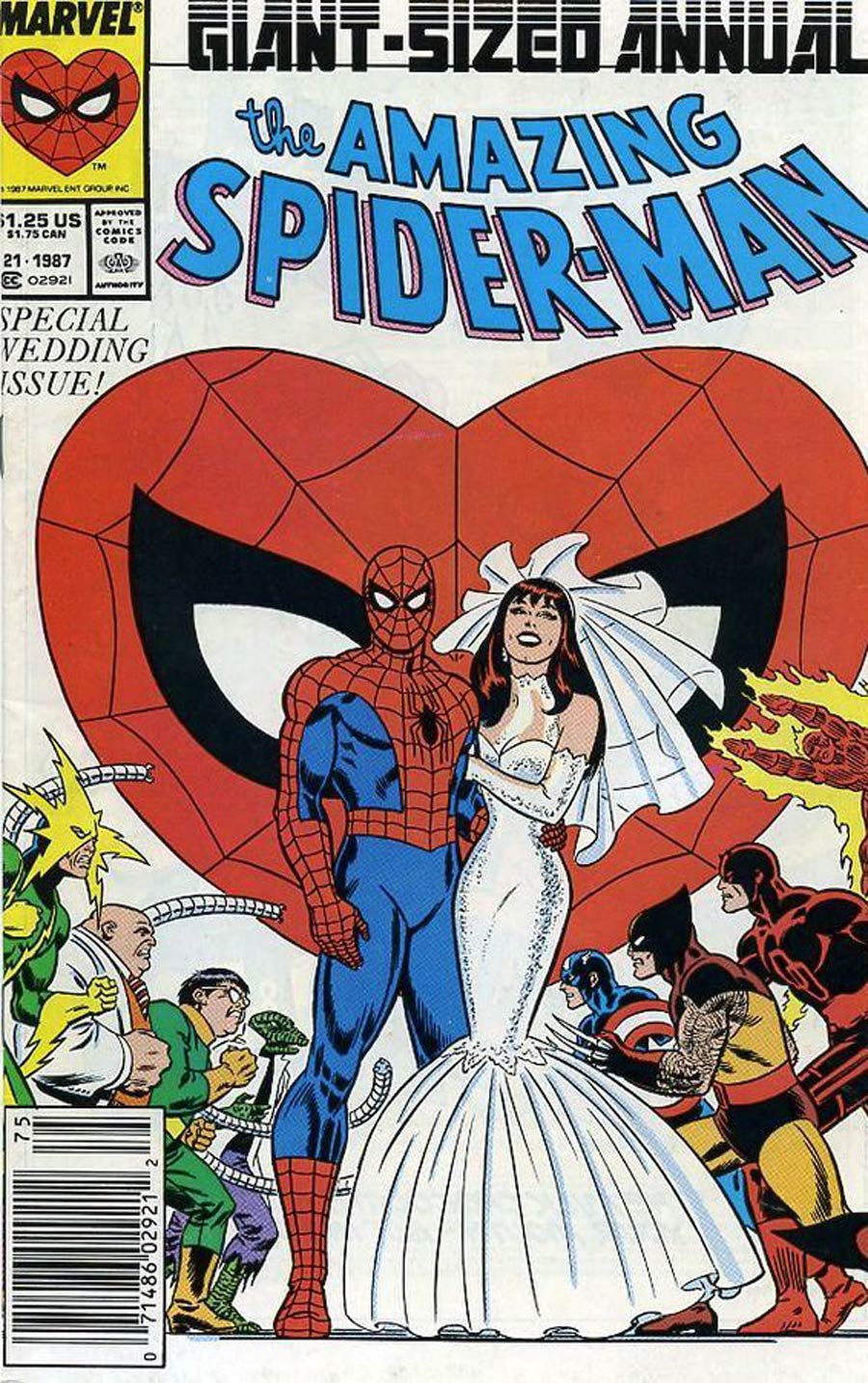 Amazing Spider-Man Annual #21 Cover D Signed by Paul Ryan (W/o CoA)