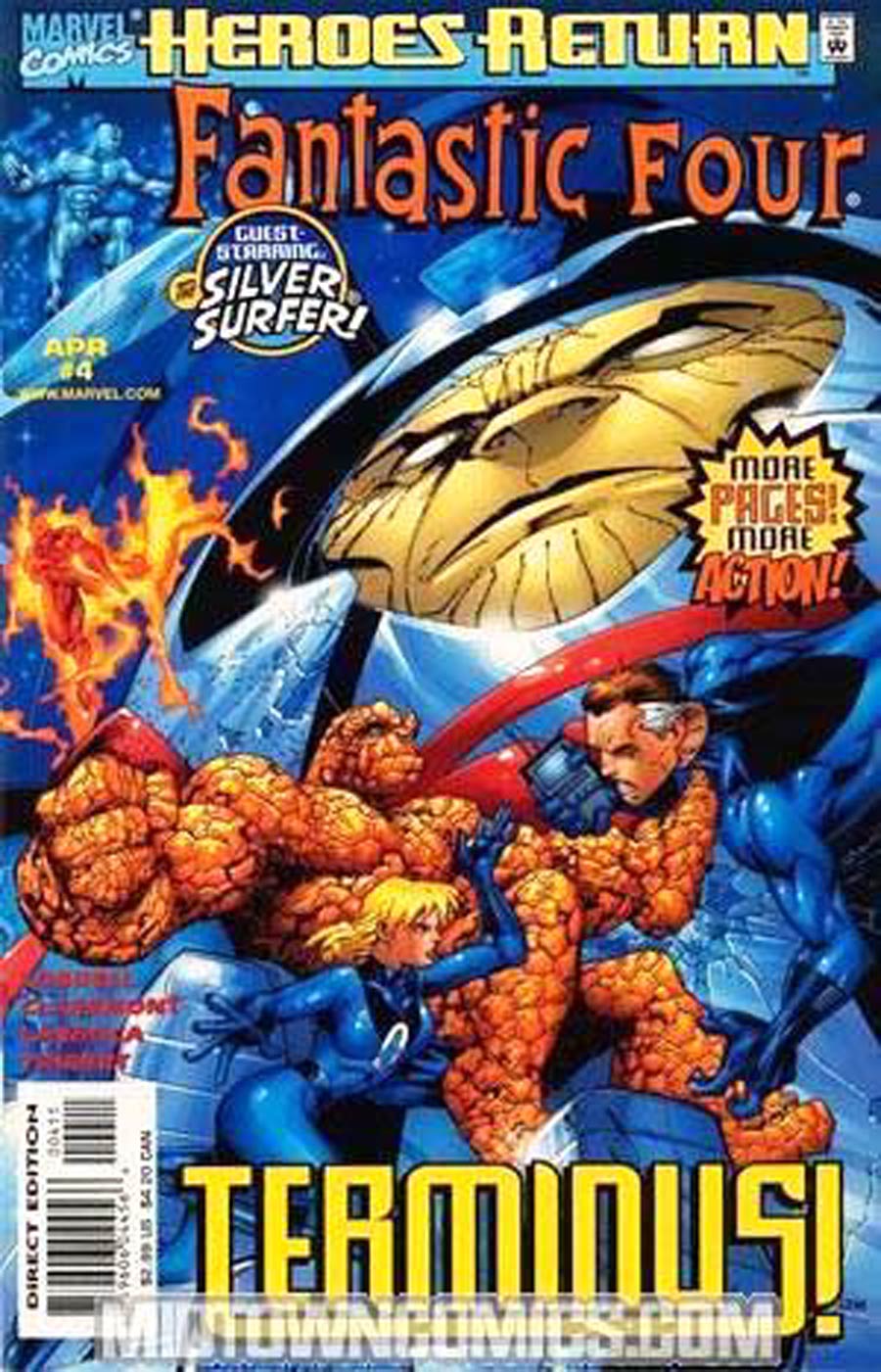 Fantastic Four Vol 3 #4 Cover B Signed by Scott Lobdell (W/CoA)