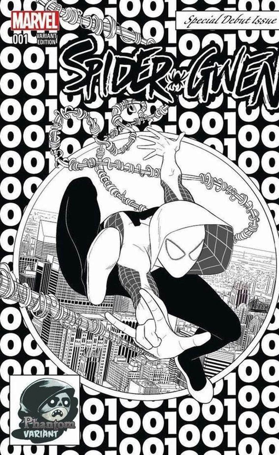 Spider-Gwen #1 Cover Y Phantom Sketch Variant