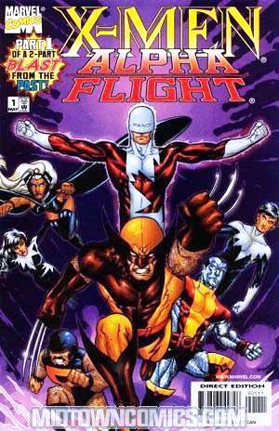 X-Men Alpha Flight Vol 2 #1 Cover B Signed by Ben Raab & John Cassaday (W/CoA)