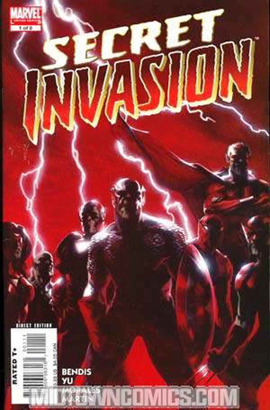 Secret Invasion #1 Cover Q Signed by Brian Michael Bendis (W/o CoA)
