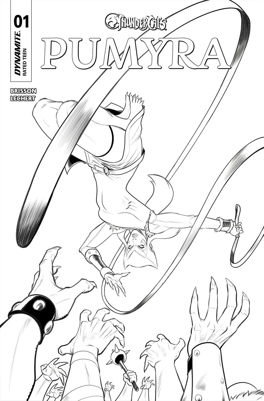 Thundercats Pumyra #1 (One Shot) Cover L Incentive Robert Quinn Line Art Cover