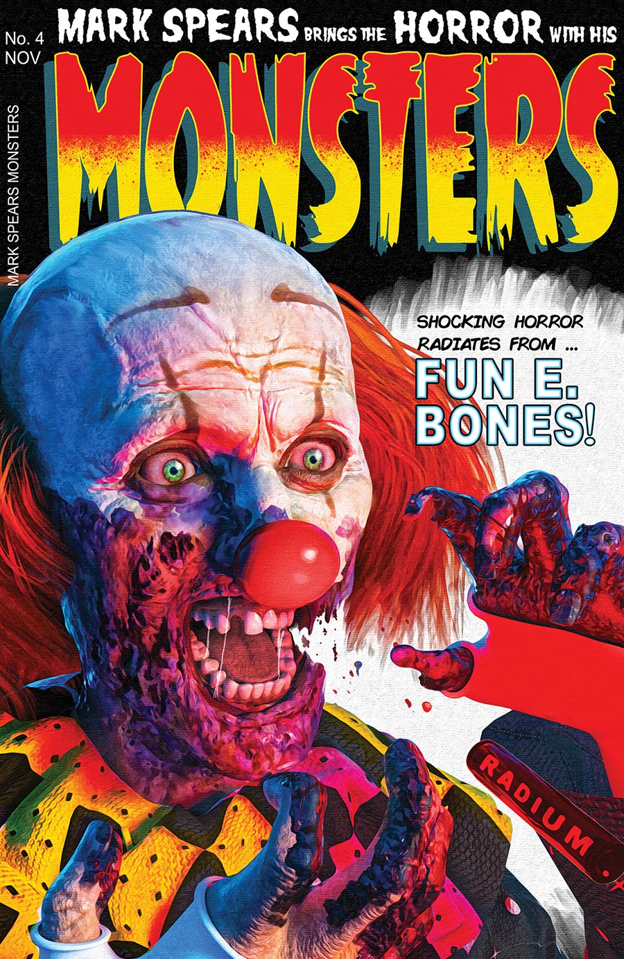 Mark Spears Monsters #4 Cover K 2nd Ptg C Incentive Mark Spears Black Cat 50 Homage Clown Variant Cover