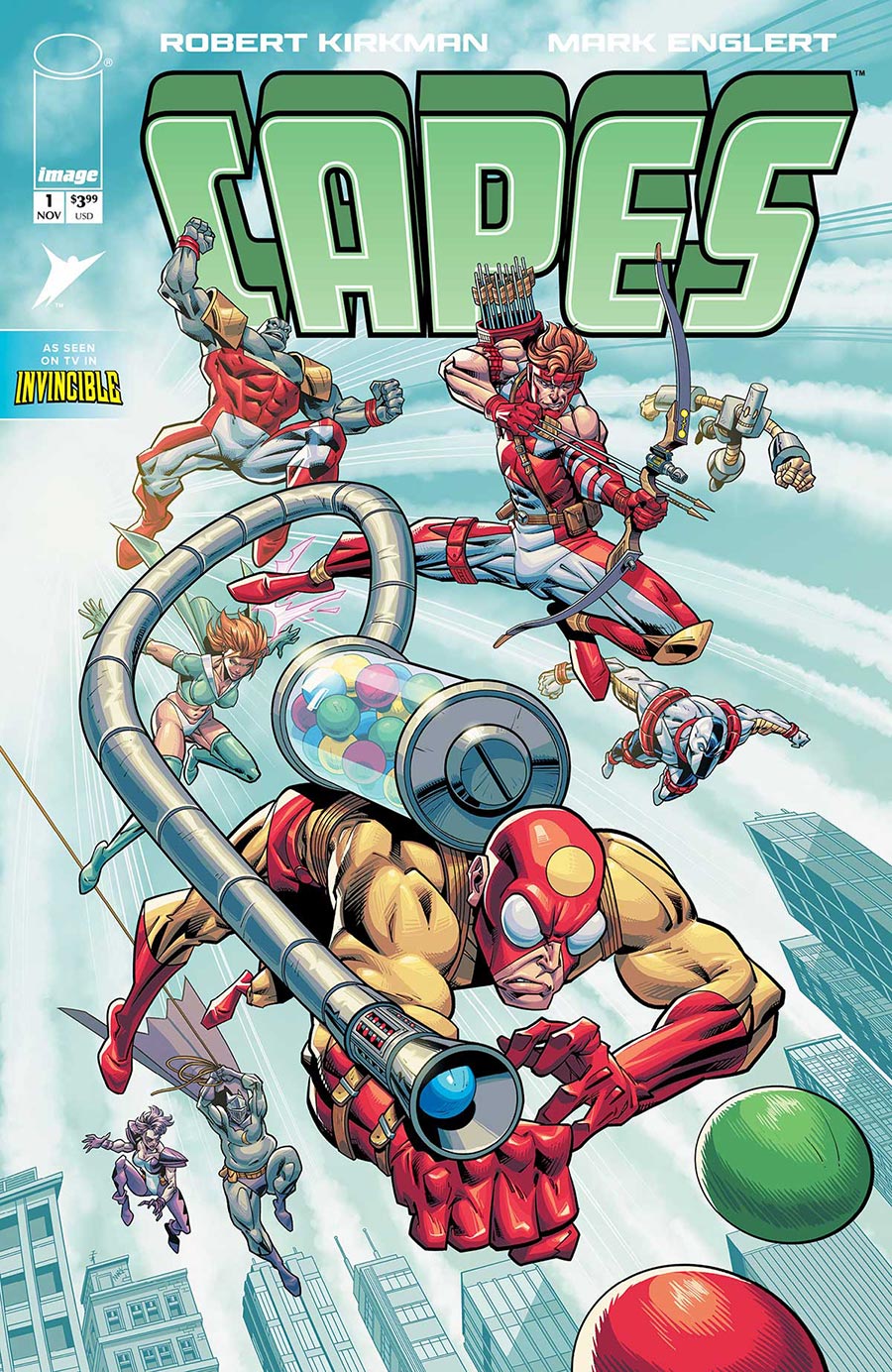 Capes Vol 2 #1 Cover G Variant Mark Englert Youngblood Team Up Cover