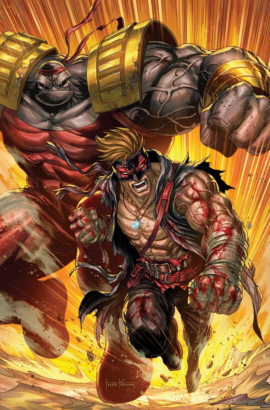 Final Boss #1 Cover I Variant Tyler Kirkham Youngblood Team Up Cover