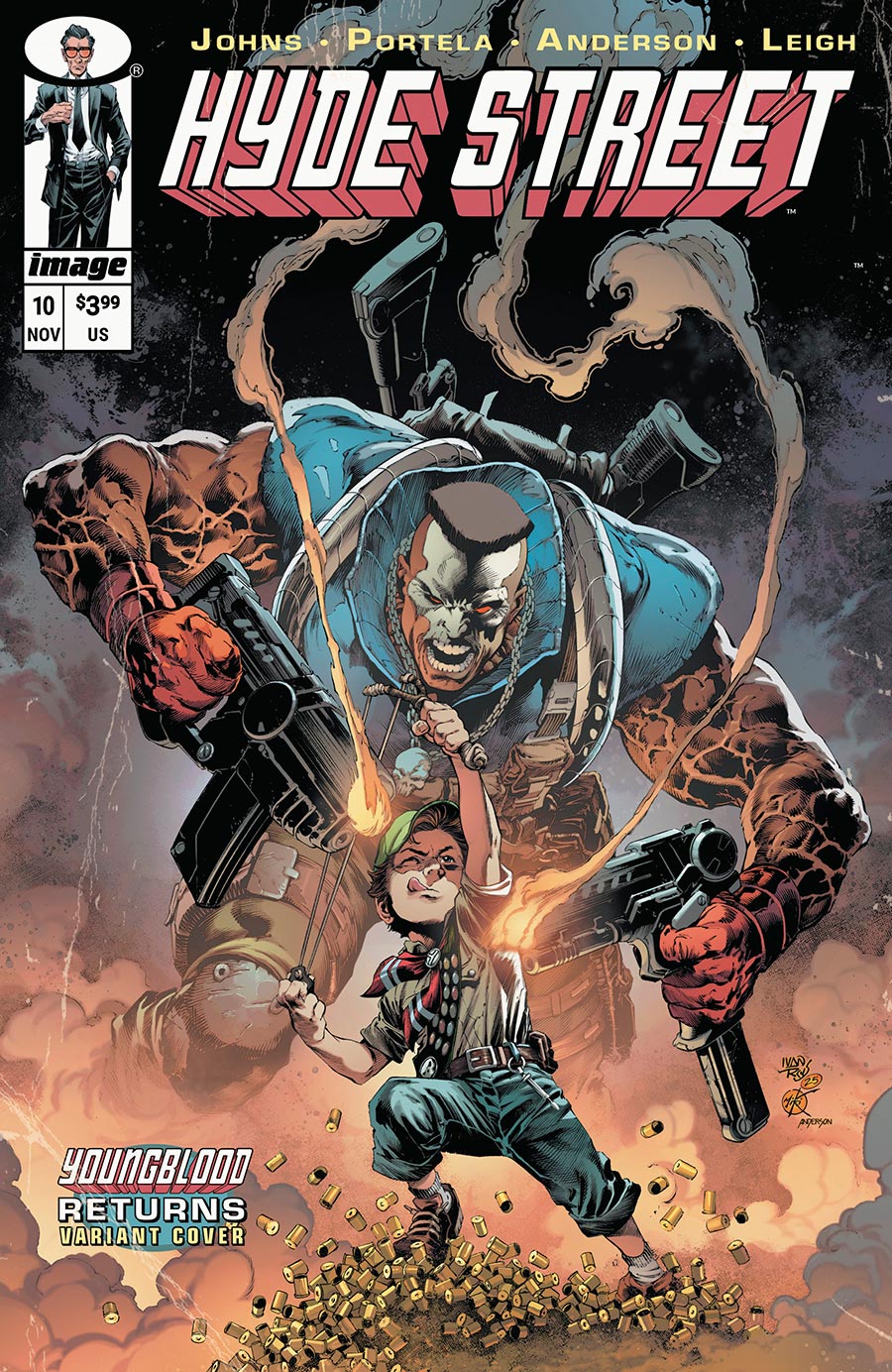 Hyde Street #10 Cover E Variant Ivan Reis Youngblood Team Up Cover