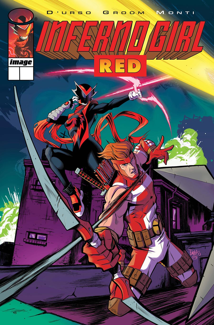 Inferno Girl Red Book 2 #1 Cover D Variant Daniel Bayliss Youngblood Team Up Cover