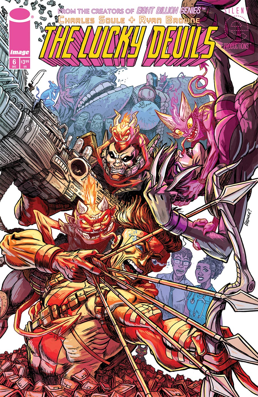 Lucky Devils #6 Cover C Variant Ryan Browne Youngblood Team Up Cover