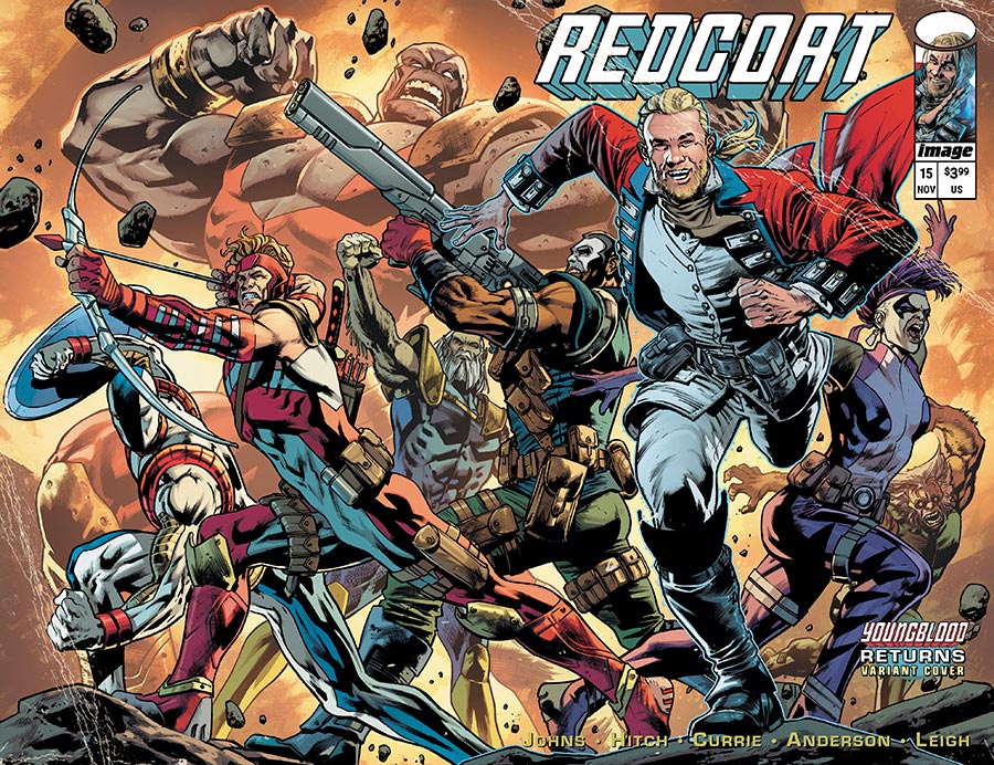 Redcoat #15 Cover D Variant Bryan Hitch Youngblood Team Up Cover