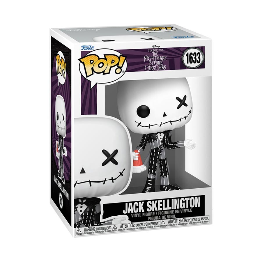 POP Disney Nightmare Before Christmas Jack Skellington Patchwork Vinyl Figure