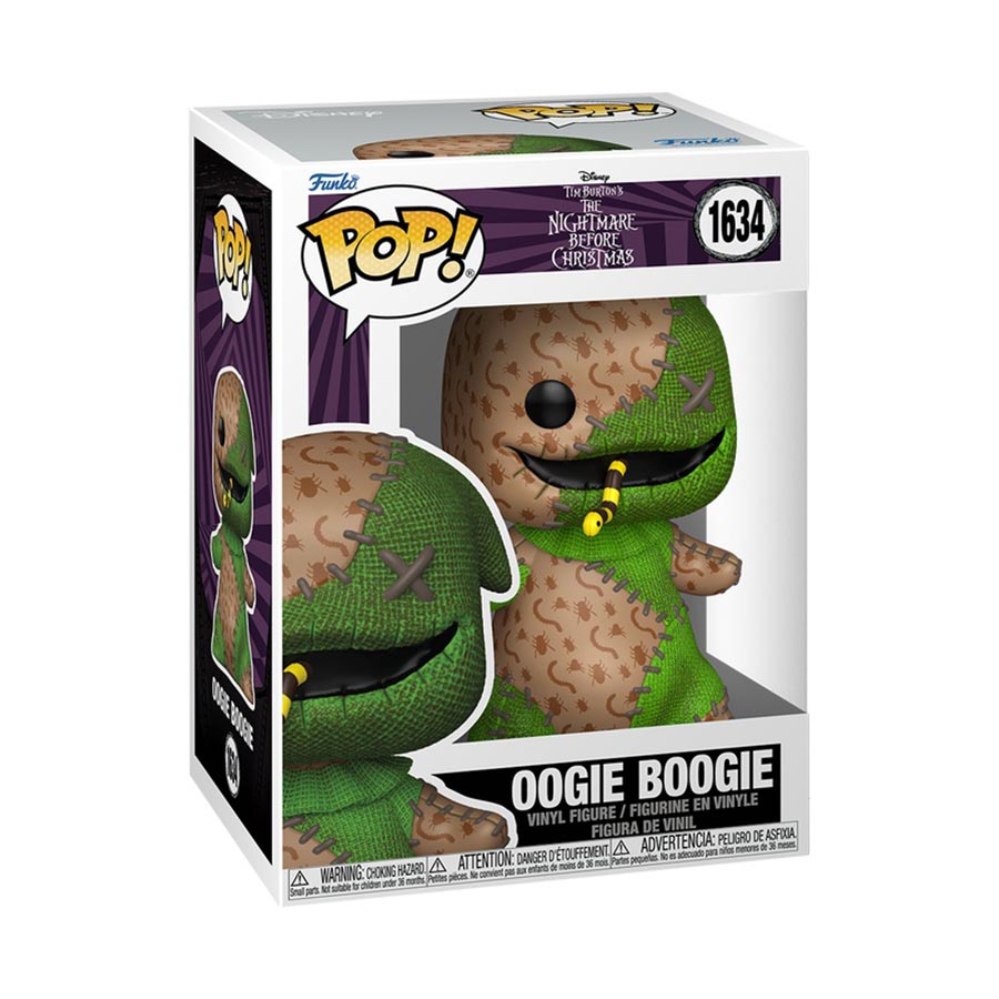 POP Disney Nightmare Before Christmas Oogie Boogie Patchwork Vinyl Figure