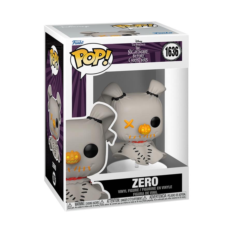 POP Disney Nightmare Before Christmas Zero Patchwork Vinyl Figure
