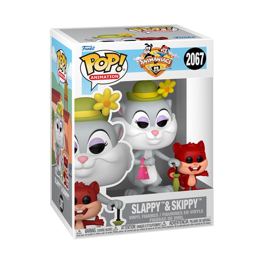 POP & Buddy Animaniacs Slappy & Skippy Vinyl Figure