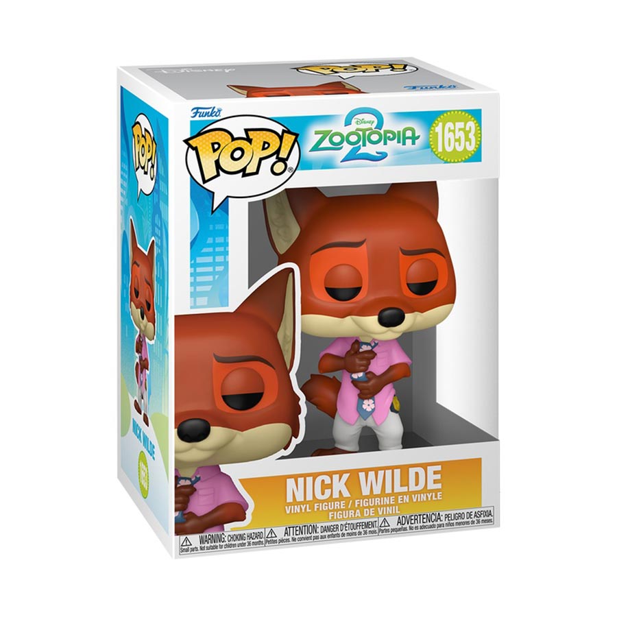 POP Disney Zootopia 2 Nick Wilde Vinyl Figure